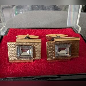 Elegant Gold and Silver Cufflinks